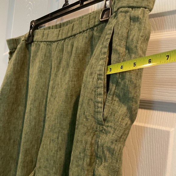 Eileen Fisher Green Pants Sz XL/TG - Picture 5 of 9